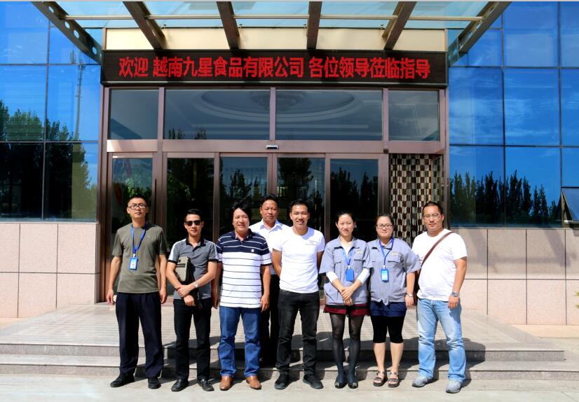 Vietnamese customers visit our company